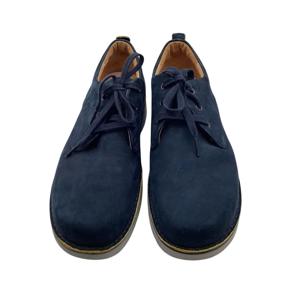Samuel Hubbard Un-Sneaker Walking Shoes US Mens 10.5 M‎ Navy Blue Suede Lace-Up